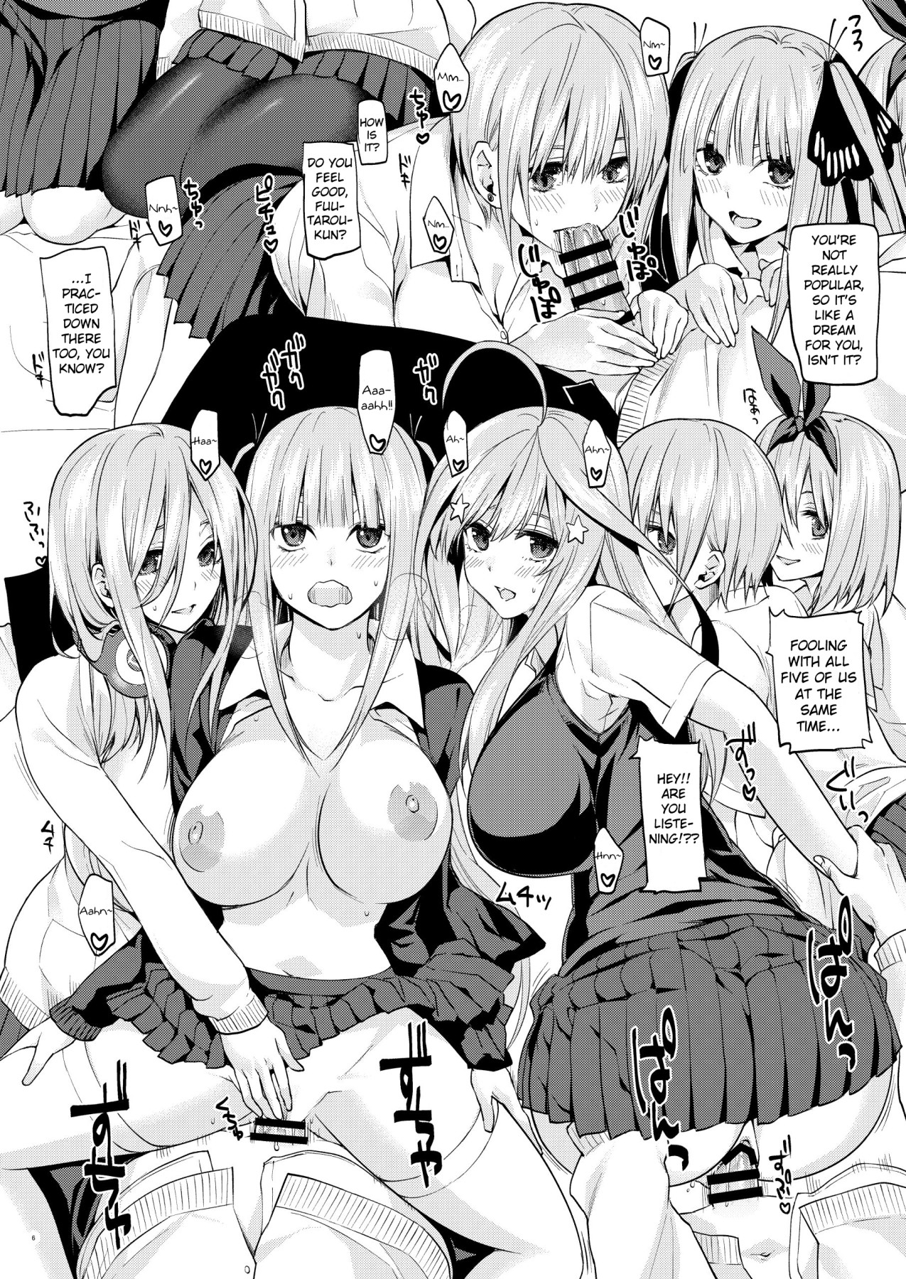 Hentai Manga Comic-Five Fifths -Nakano Quintuplets' Harem END--Read-5